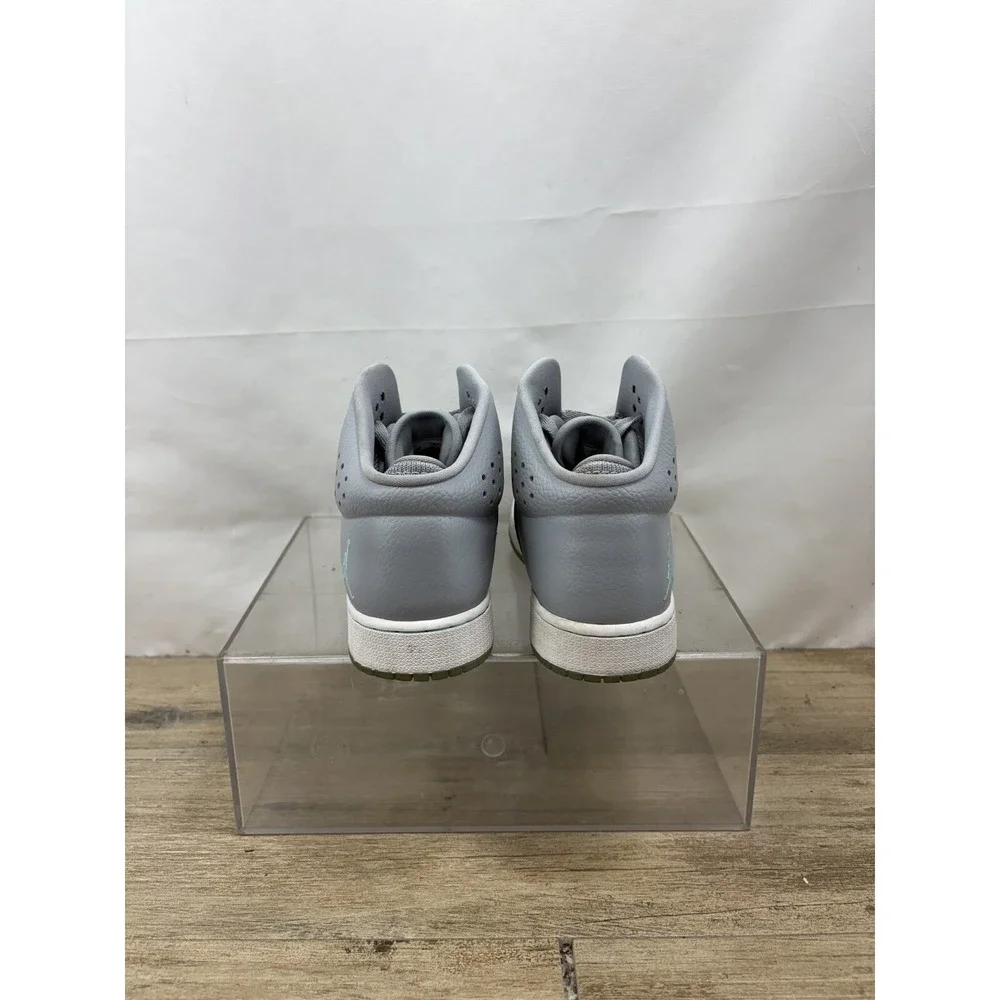 Nike Air‎ Jordan Flight 45 High Wolf Grey Green Glow Kids 6.5Y 828237-041